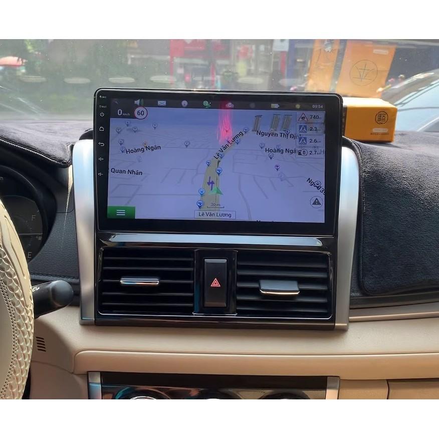 Màn Hình 10 inch Cho Xe VIOS 2014-2017, Đầu DVD Android Tiếng Việt Kèm Mặt Dưỡng Giắc Zin Xe TOYOTA VIOS