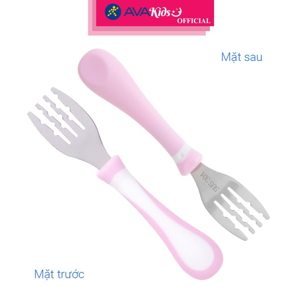 Bộ muỗng nĩa đũa TOP KIDS AC - Màu ngẫu nhiên - Hàng Chính Hãng