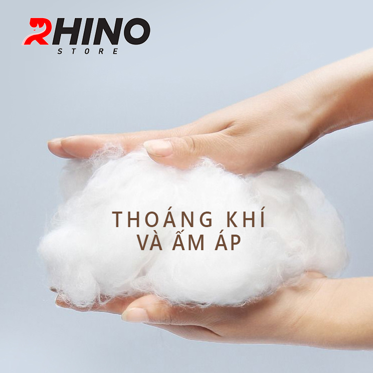 Khăn quàng cổ điện tạo nhiệt nam nữ Rhino W101 giữ ấm, mát xa, sạc pin tích điện giảm đau mỏi cổ vai gáy hiệu quả