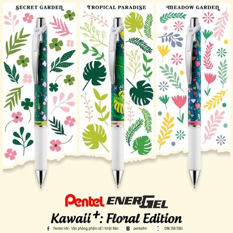 Bút Bi Pentel Energel Kawaii BLN75KW | Trơn Mượt Siêu Nhanh Khô | Phong Cách Nhật Bản Độc Đáo