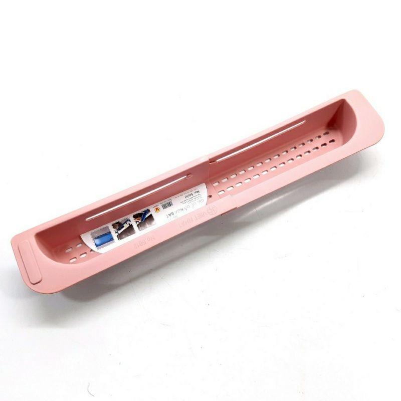 Gía để đồ rửa bát nhựa VIỆT NHẬT 5612 , có thể điều chỉnh kích thước, gác bồn đa năng -Như Trang Plaza