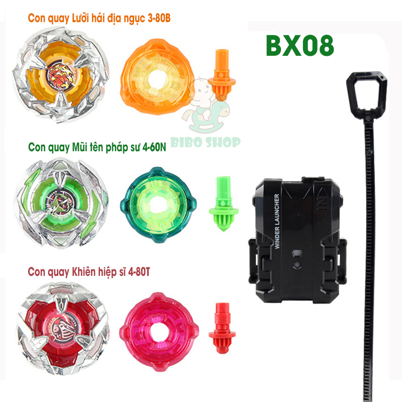 Nguyên Bộ Con Quay BeybladeX BX08 | BX08 Bộ 3 Trận chiến 3on3