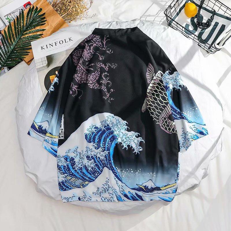 Set Áo Sơ Mi Ngắn Tay + Quần Short In Họa Tiết Thời Trang Mùa Hè Dành Cho Nam