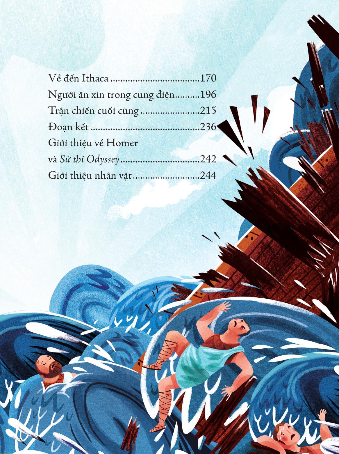 Sách - Illustrated Classics - Sử Thi Odyssey - Bìa Cứng