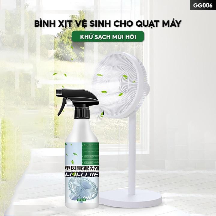 Chai Xịt Làm Sạch Máy Lạnh Vệ Sinh Điều Hoà Khử Khuẩn Cho Quạt Gió Gia Dụng GG006