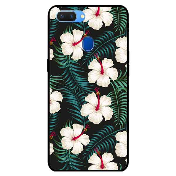Ốp lưng in cho Realme 2 Mẫu Hoa Trắng