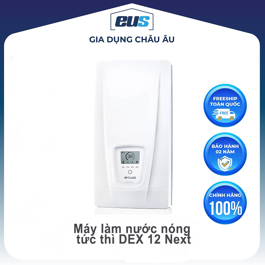 Máy làm nước nóng trực tiếp E-Comfort DEX 12 Next - Hàng chính hãng