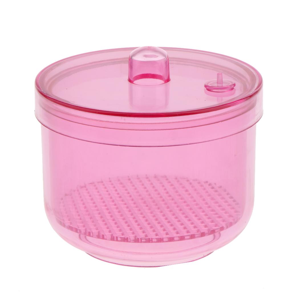Autoclavable Endo Burs Soak Box Soak Disinfection Cup Net Case Pink
