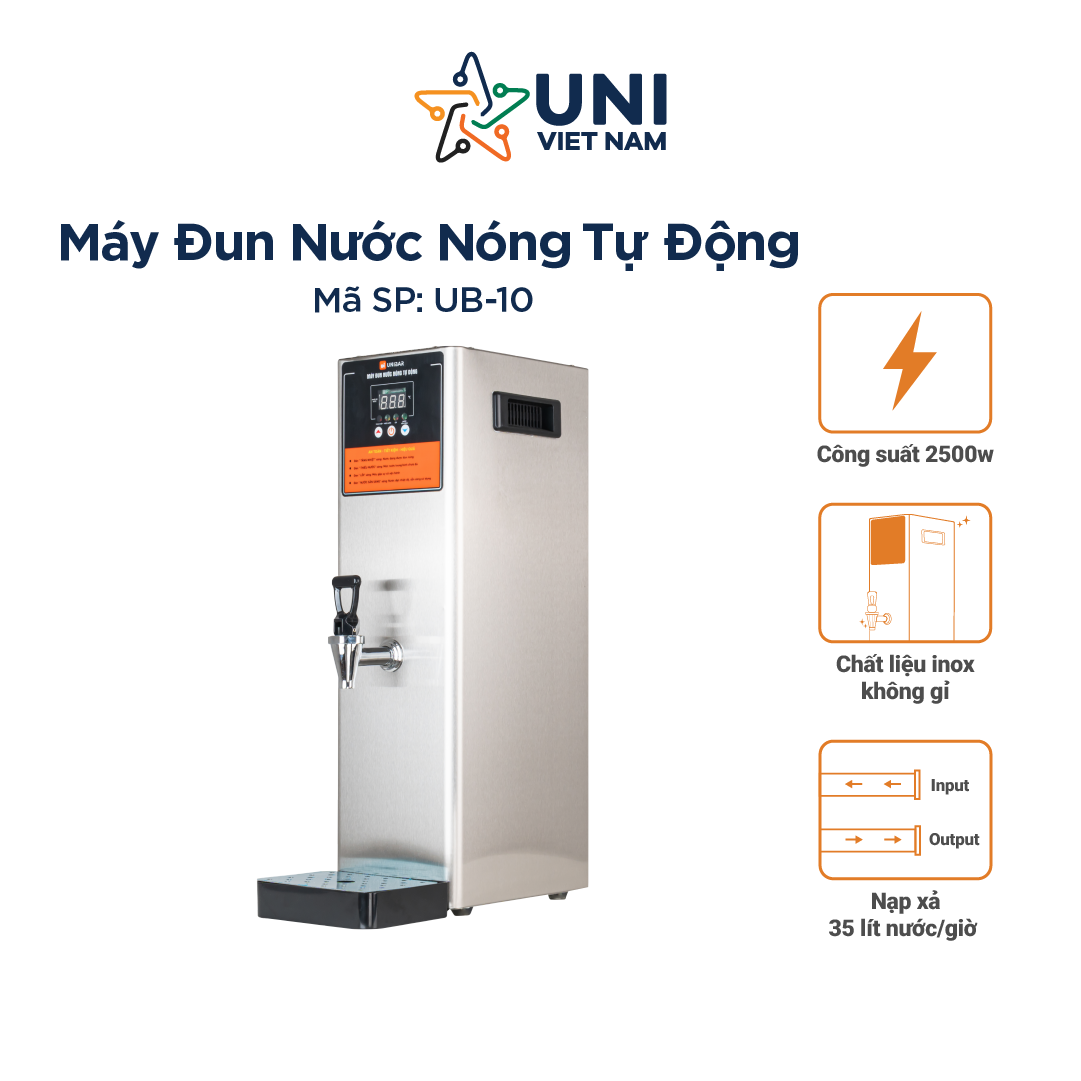 Máy đun nước nóng tự động UniBar UB-10 Hàng Chính Hãng