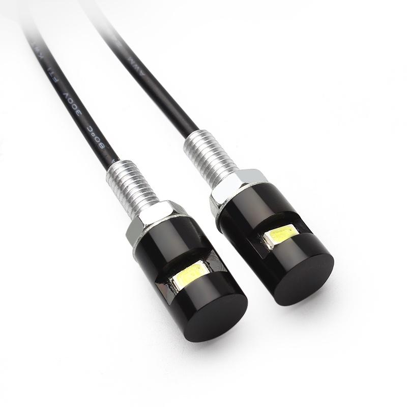 Bộ 2 đèn LED trắng gắn biển số xe hơi 12V SMD 5630 2016