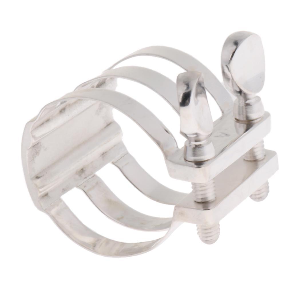 2xAlto Saxophone Mouthpiece Clamp Mouthpiece Ligature Fastener Saxophone Parts