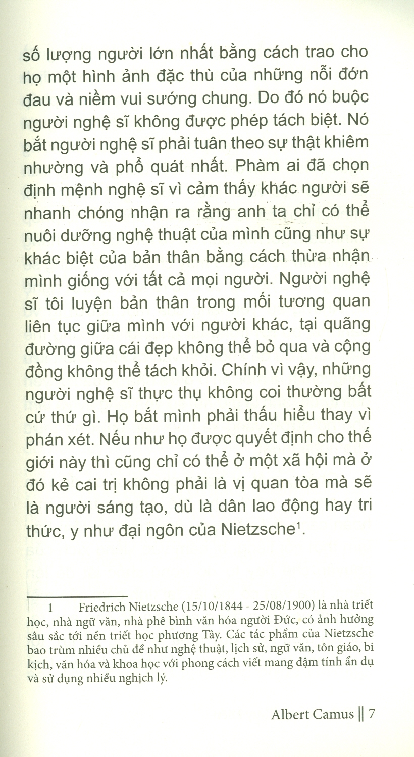DIỄN VĂN TẠI THỤY ĐIỂN – Albert Camus – Nguyễn Bình Phương dịch – Trường Phương Books – NXB Văn Học
