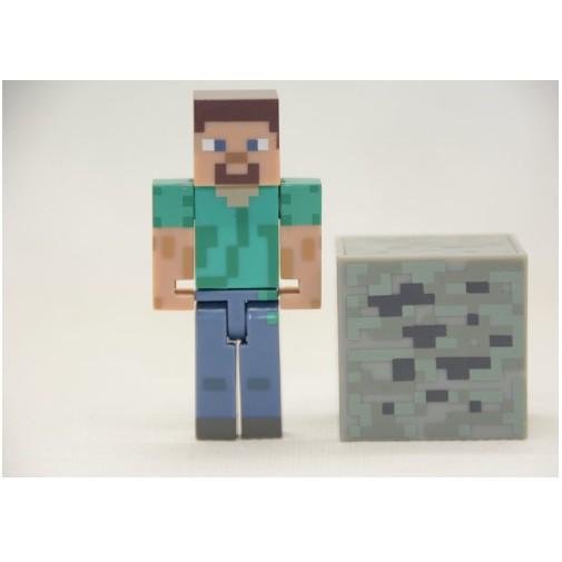 Mô hình đồ chơi Minecraft Steve đào than