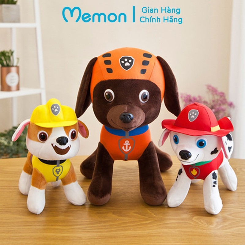 Gấu Bông Chó Cứu Hộ Cao Cấp - Hàng Chính Hãng Memon - Đồ Chơi Thú Nhồi Bông Chó Cứu Hộ, Bông Gòn PP 3D Tinh Khiết, Đàn Hồi Đa Chiều, Bền Đẹp, Mềm Mịn, An Toàn Cho Người Sử Dụng