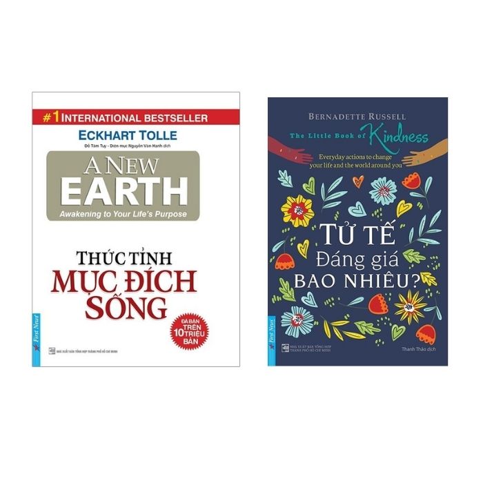 Combo sách Thức Tỉnh Mục Đích Sống + Tử Tế Đáng Giá Bao Nhiêu?
