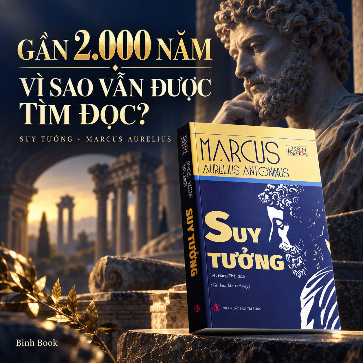 SUY TƯỞNG  MARCUS AURELIUS ANTONINUS  TỦ SÁCH TINH HOA -