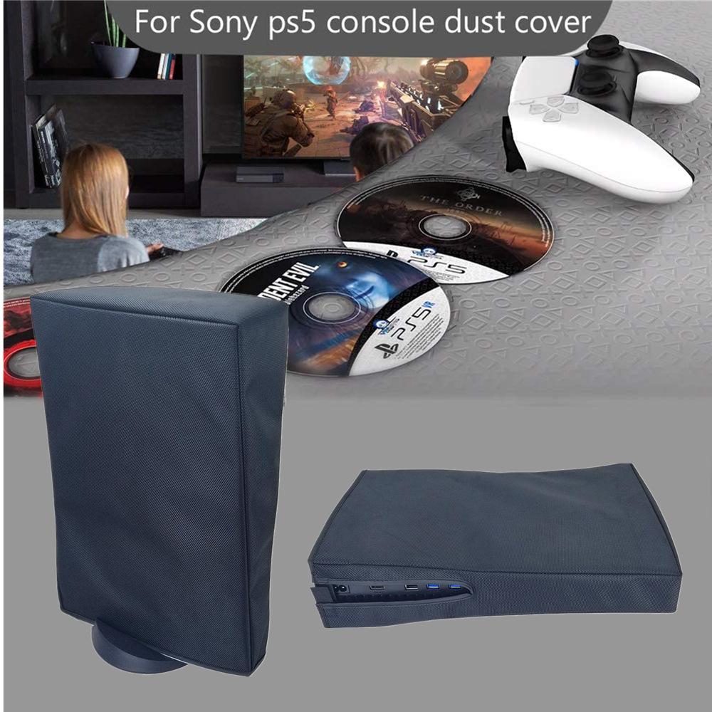 Tấm che bụi PS5 Vải Oxford Tấm che bụi cho máy chơi game Playstation 5 Vỏ bảo vệ Tay áo chống bụi Vỏ bảo vệ có thể tháo rời PS5 Màu sắc: Xám
