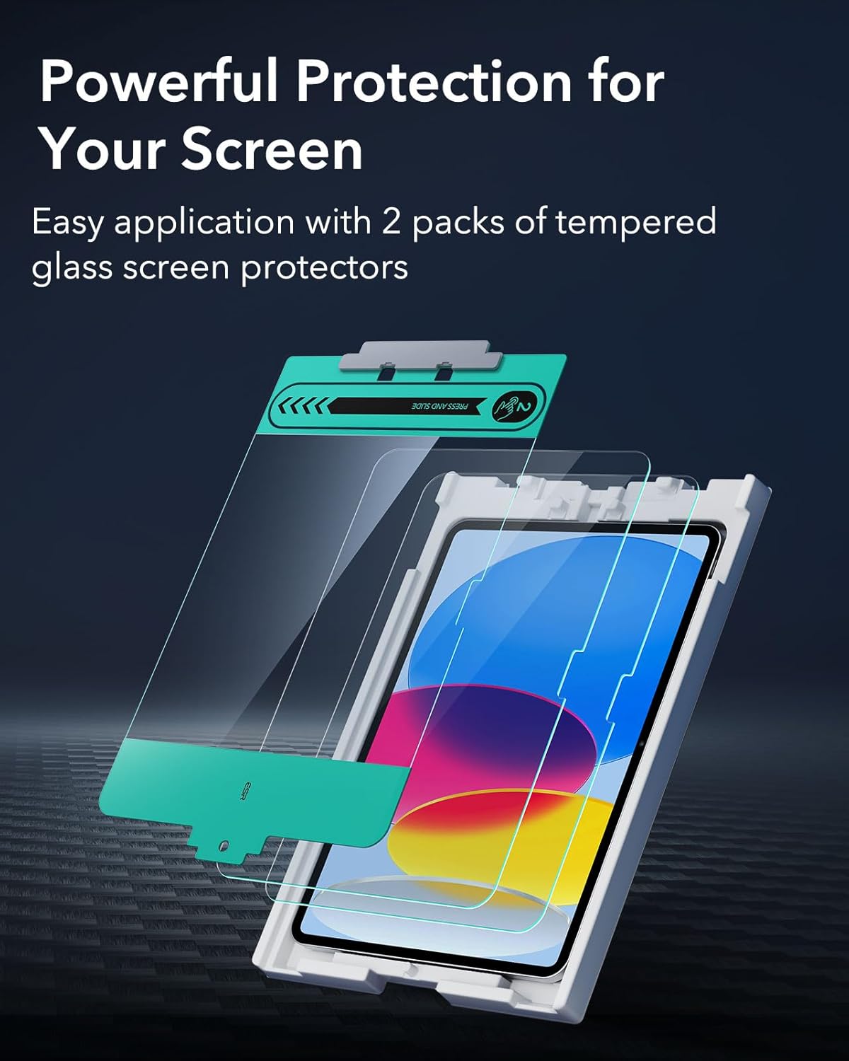Kính cường lực dán màn hình cho iPad Gen 11 / iPad Gen 10 2025/2022 ESR Tempered Glass Screen Protector - Hàng Chính Hãng