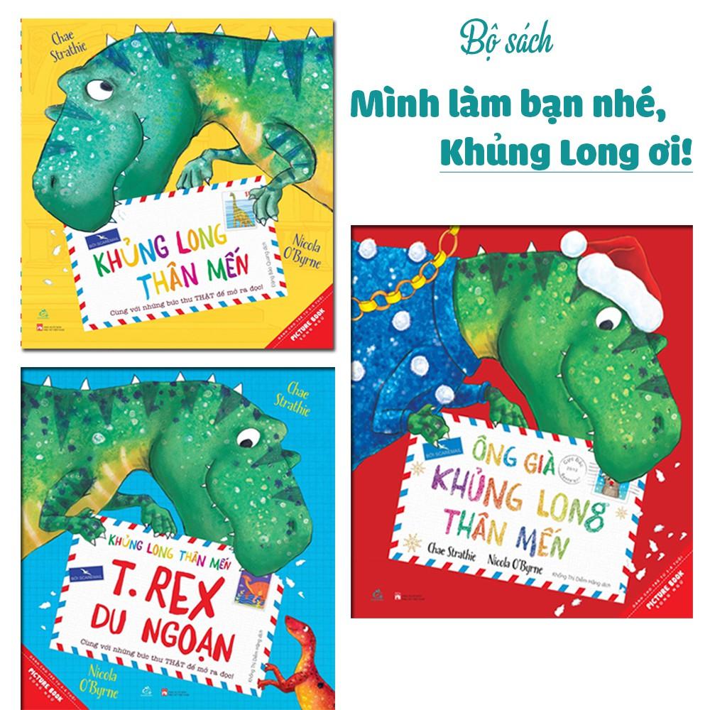 Sách Combo Khủng Long Thân Mến - Tặng kèm thiệp Giáng sinh dễ thương