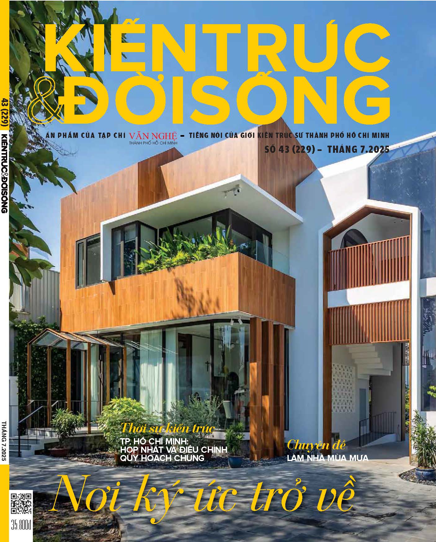 Tạp chí Kiến Trúc và Đời Sống số 229 (Tháng 7-2025)-Làm nhà mùa mưa