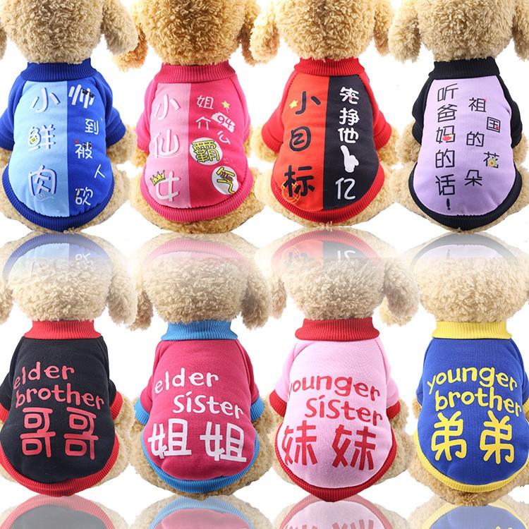 Áo nỉ cho thú cưng, áo in hình hoạt hình, mẫu mã đa dạng - AT10-1
