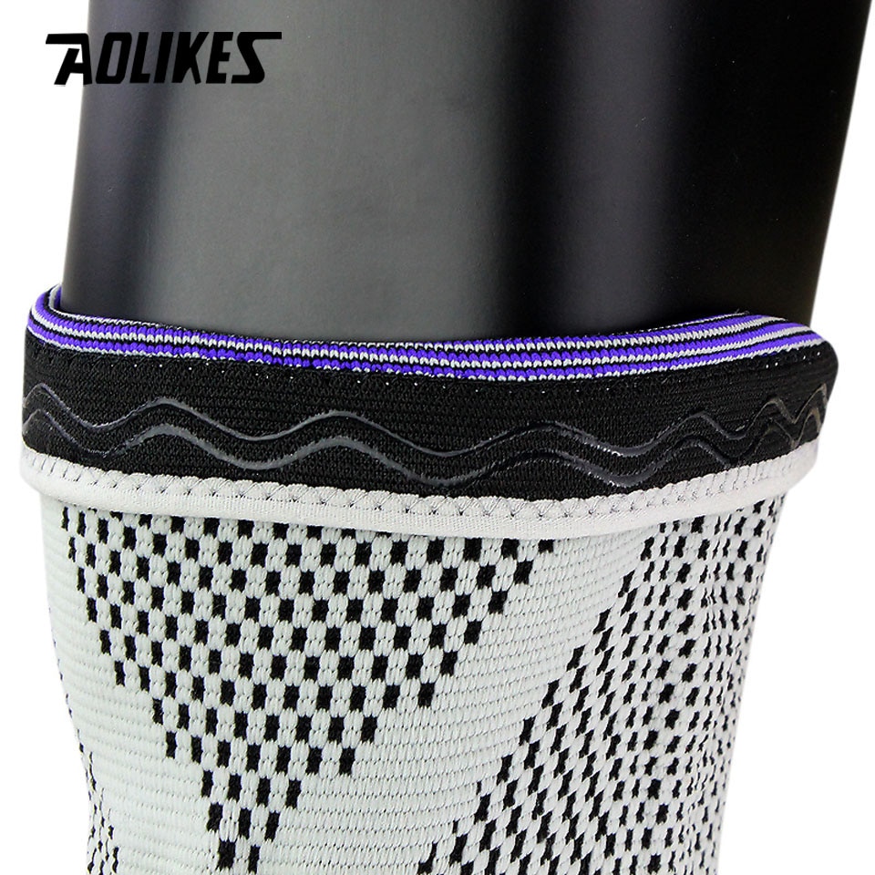 Băng đai bảo vệ đầu gối AOLIKES A-7721 thanh cacbon đàn hồi trợ lực Sport Knee Protector