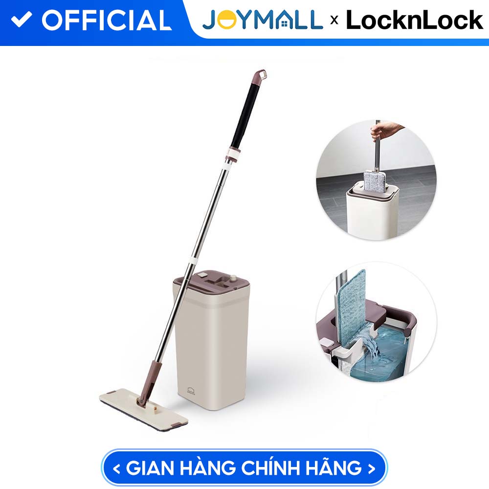 Bộ Cây Lau Nhà Lock&Amp;Lock Squeeze Flat Mop Etm471