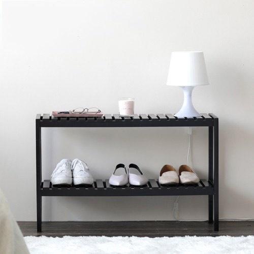 Kệ Gỗ Để Giày Dép 2 Tầng ,Kệ Đa Năng 2 Tầng Bằng Gỗ Thông Dài 80 cm