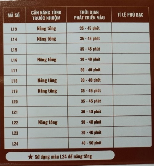 (Sử Dụng Màu L24 Để Nâng Tông Màu Tóc Trước Khi Nhuộm Những Màu Nhuộm Sáng) Kem Nhuộm Nâng Tông Màu Tóc Thời Trang Lavox Youth&amp;Color - L24 Lighter