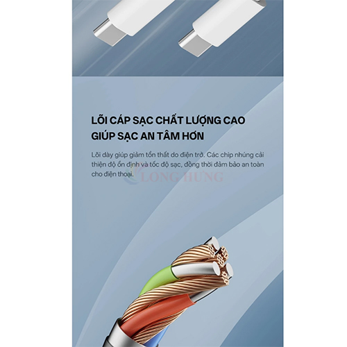 Cáp USB Type-C to Type-C Cuktech 1m 100W KLC-5499 - Hàng chính hãng