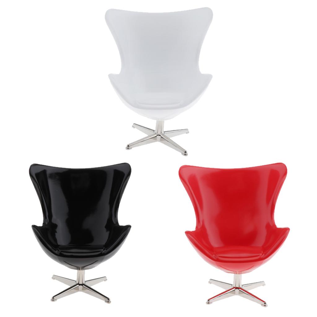 Miniature Dollhouse Chair Model - Dolls House Furniture Decor Accessories - 1/6 Scale