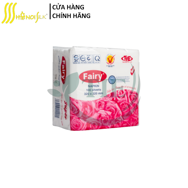 Combo 4 gói Khăn giấy ăn Napkin Fairy 320