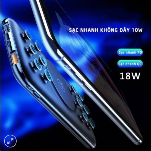 Pin dự phòng hỗ trợ sạc nhanh không dây 10W USAMS 10000mAh