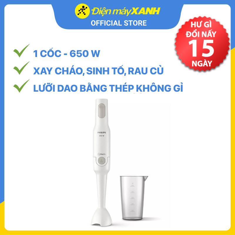 Máy xay sinh tố cầm tay Philips HR2531 - Hàng chính hãng