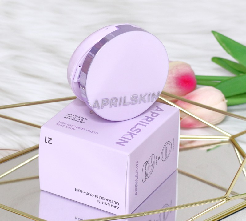 [Có Tặng kèm lõi] Phấn Nước Lâu Trôi, Mịn Lì, Che Phủ Hiệu Quả Aprilskin 15g x2