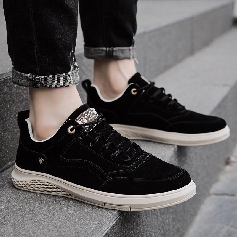 Giày Sneaker Nam, Giày Da Nam Thấp Cổ Da Lộn HOT HOT