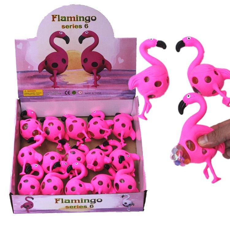 Squishy Hình Con Hồng Hạc Thiên Nga bóp ra hạt nở giải trí mềm mịn siêu đàn hồi giải tỏa căng thẳng