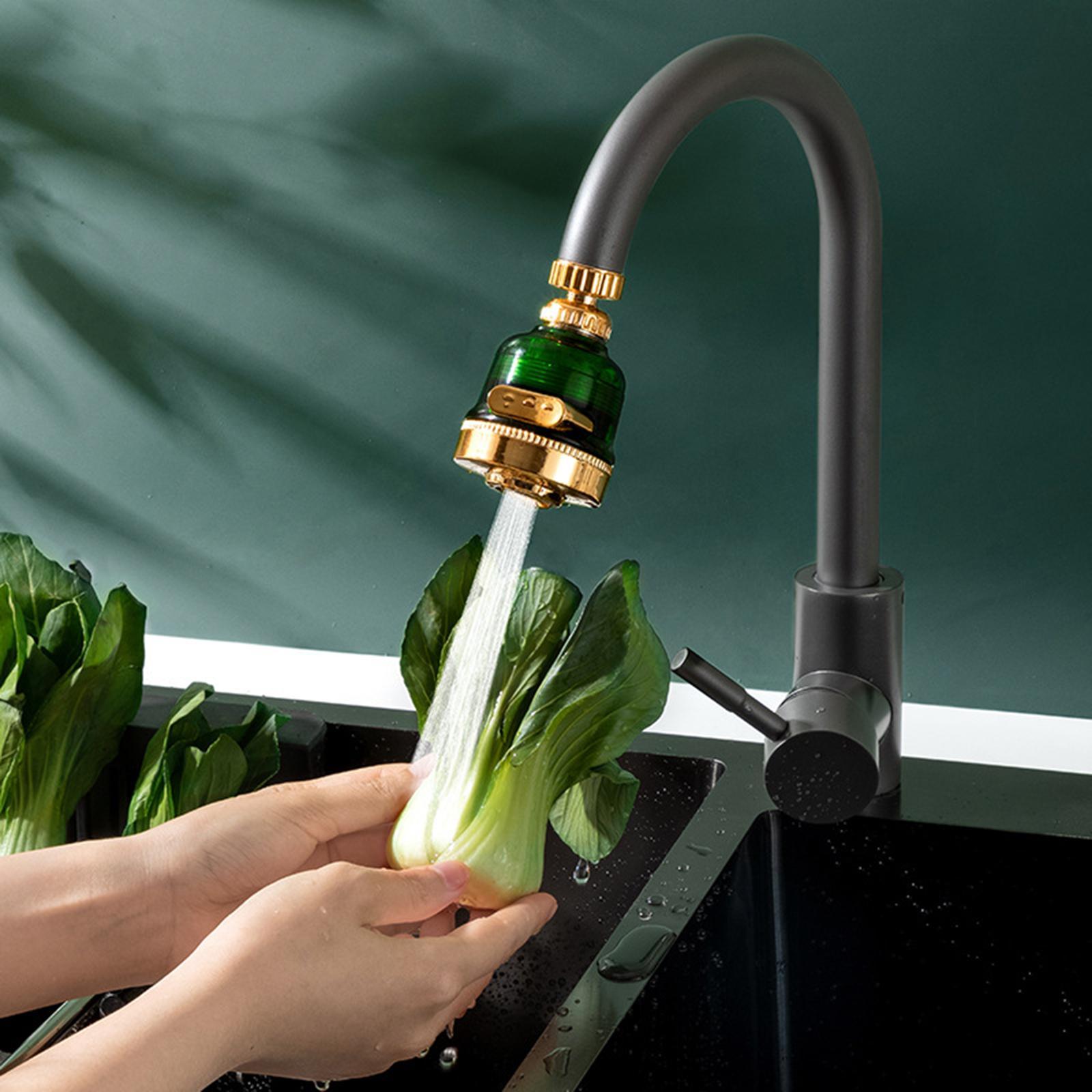 Kitchen Faucet Multifunction Flexible Faucet Green