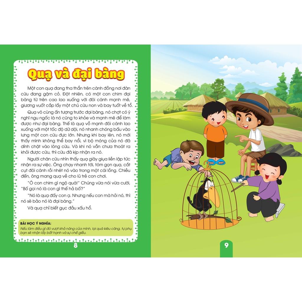 Sách - Combo 4 Quyển Đồng Dao Cho Bé + Truyện Ngụ Ngôn Và Câu Hỏi Thực Hành Ý Nghĩa - Nhã Uyên (4 Quyển)