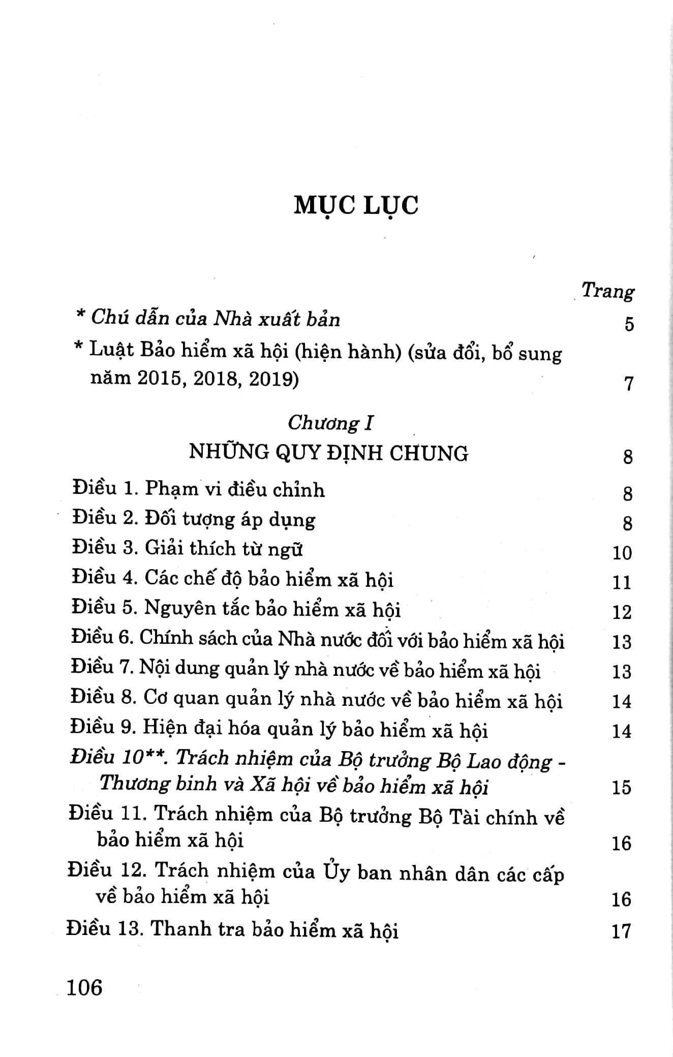 Luật Bảo Hiểm Xã Hội (Hiện Hành) (Sửa Đổi, Bổ Sung Năm 2015, 2018, 2019)