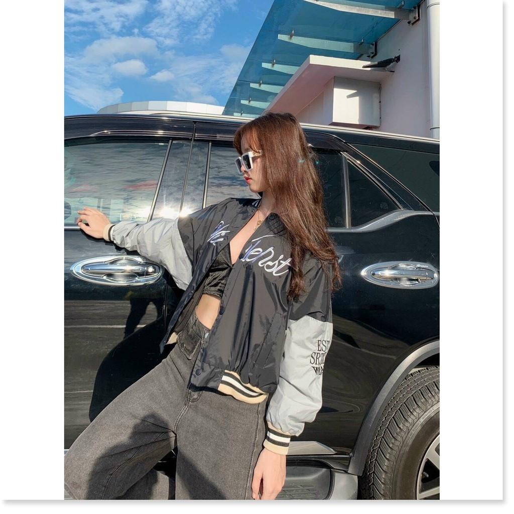 ÁO KHOÁC DU BOMBER UNISEX NỮ HỌA TIẾT SINH ĐỘNG