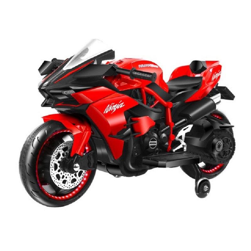 Xe máy điện mô tô điện NINJA H2R tay ga, chân phanh, bánh cao su, bánh có đèn (Đỏ-Hồng-Xanh-Đen-Trắng)