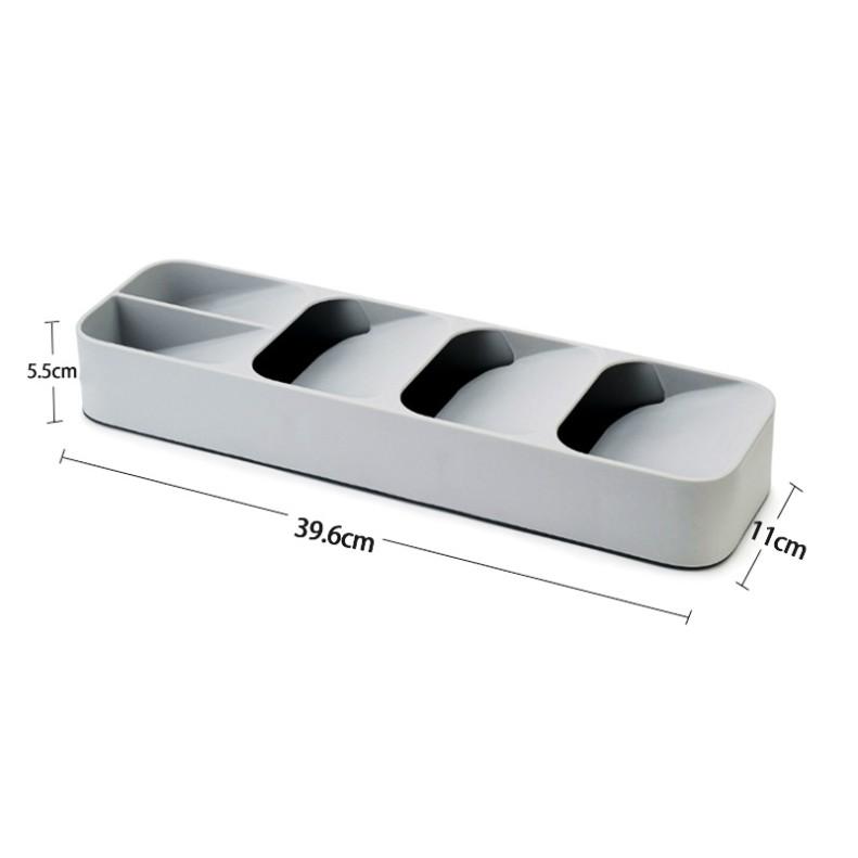 Bộ 2 Hộp Đựng Muỗng Đũa Ngăn Tủ Bếp Ăn PP Japan - Home and Garden