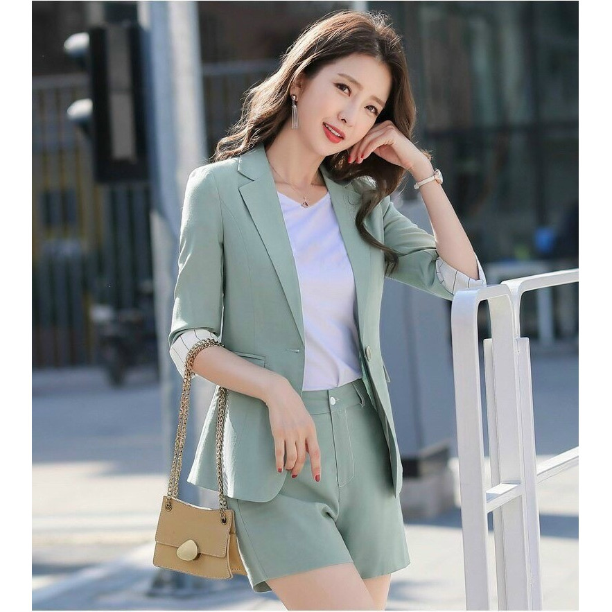 Set bộ áo vét và quần đùi 3 món cá tính NT4500