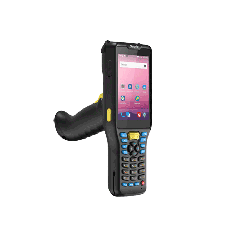 Máy tính di động SEUIC AUTOID Q7, 2D+WIFI+4G-LTE+Android 9.0+pistol grip - Hàng chính hãng