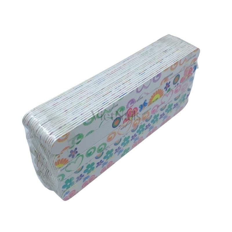 Giá Sỉ 100 Cây Dũa Móng Tay Loại Mỏng Độ Nhám 120 Để Dũa Móng Tay Thường, Dũa Bông