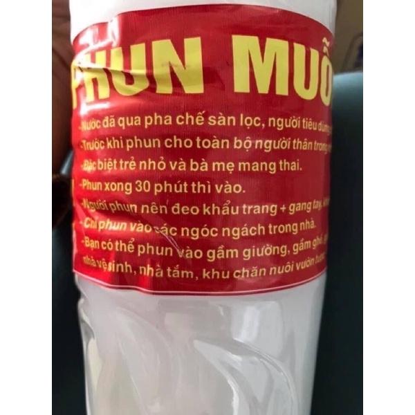 Thuốc phun muỗi y tế sinh học pha sẵn đậm đặc chai 1,5lít