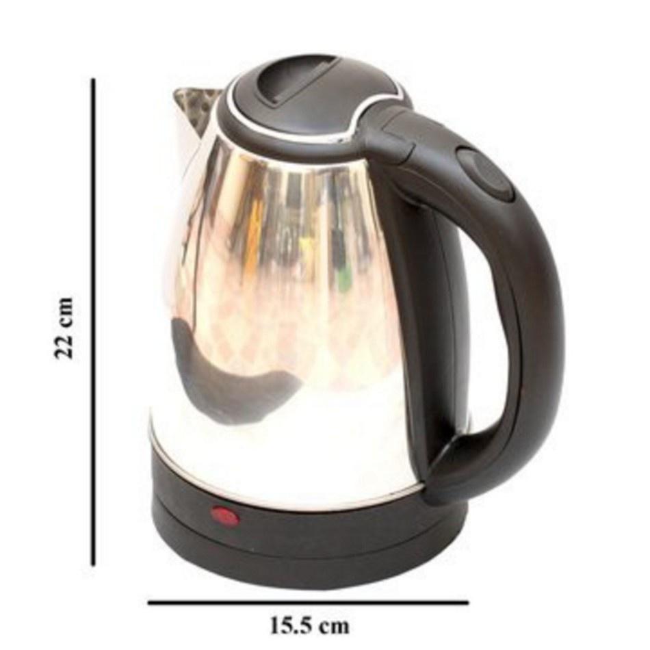 Ấm Siêu Tốc Đun Nước Electric Kettle, Bình Nấu Nước Siêu Nhanh 1.8 Lít Inox An Toàn Cho Gia Đình Lỗi 1 Đổi 1.