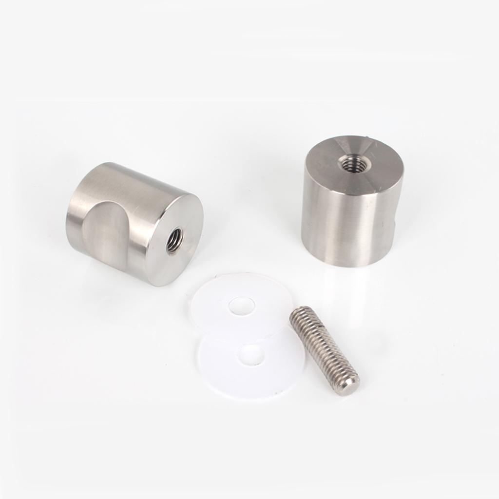 Aluminum Alloy Glass Door Handle Knob for Bathroom Kitchen Toilet Garden
