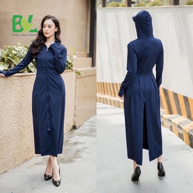 Áo Chống Nắng 2 Lớp Toàn Thân BL Fashion Vải Thun Hạt Xoàn